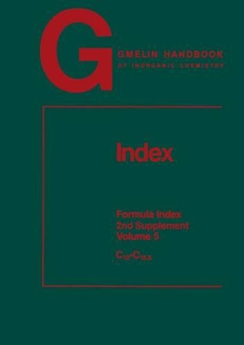 Gmelin Handbook of Inorganic and Organometallic Chemistry - 8th Edition