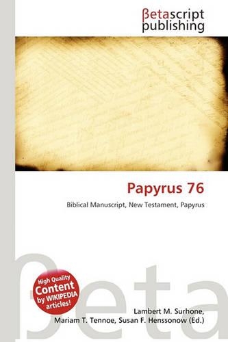 Papyrus 76: (English)