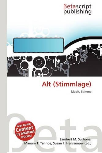 Alt (Stimmlage): (German)