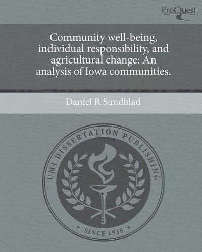 Community Well-Being: (English)