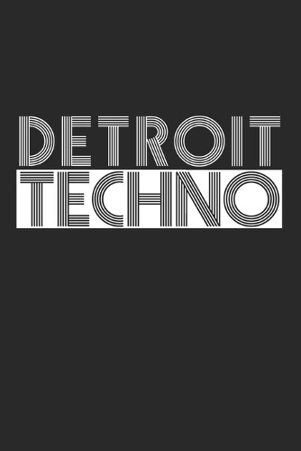 Detroit Techno: 6x9 Notebook checkered
