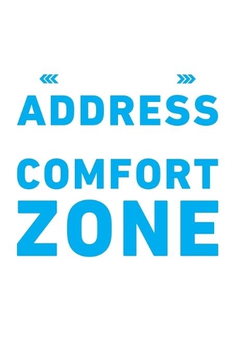 I have a new Adress I'm living outside the comfort zone Schreibfehler