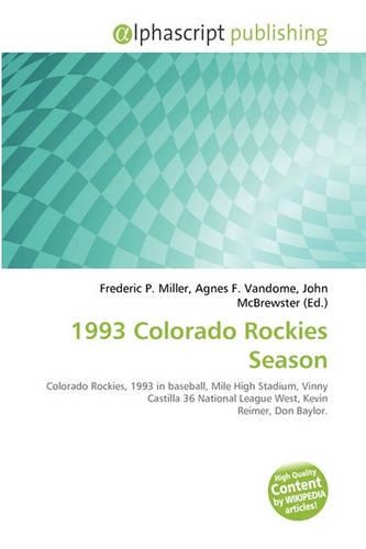 1993 Colorado Rockies Season