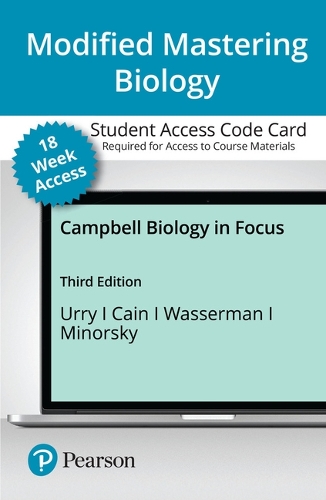 Modified Mastering Biology with Pearson Etext -- Access Card -- For Campbell Biology in Focus (18-Weeks)