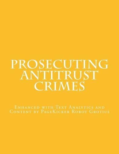 Prosecuting Antitrust Crimes