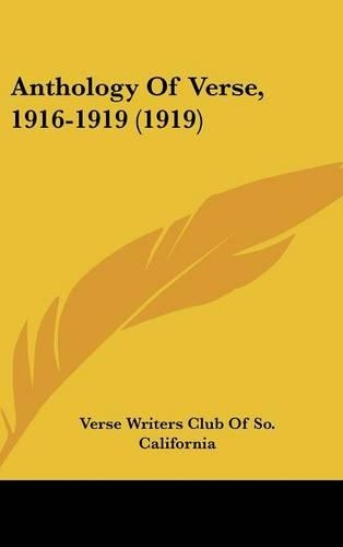 Anthology of Verse, 1916-1919 (1919)