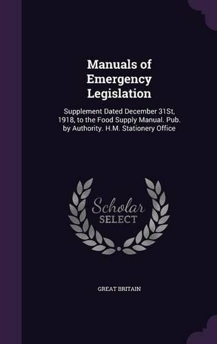 Manuals of Emergency Legislation