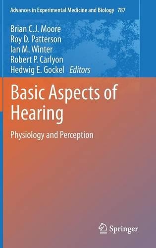 Basic Aspects of Hearing: Physiology and Perception(787 Advances in Experimental Medicine and Biology)