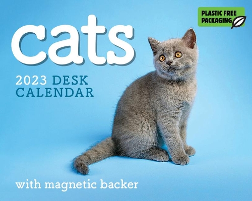 2023 Cats Mini Box Calendar Plastic Free