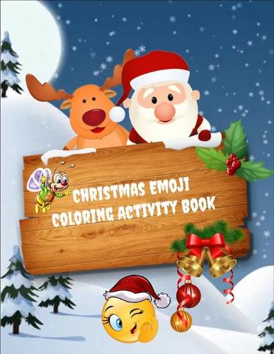Christmas Emoji Coloring Activity Book