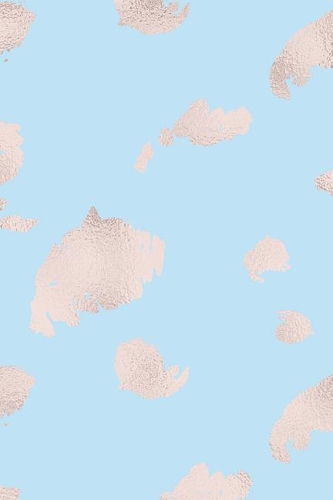 Cute Pattern Rose Gold Sketchbook