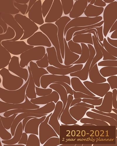 2020-2021 2 Year Monthly Planner: Art Abstract 2 Year Monthly Planner Calendar Schedule Organizer January 2020 to December 2021 (24 Months) With Holidays and inspirational Quotes