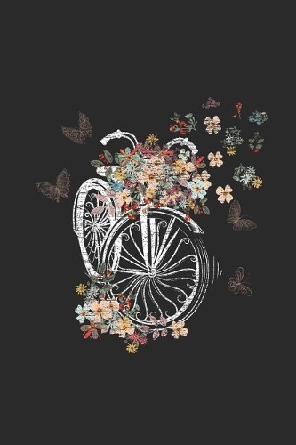 Bicycle Flowers: Cycle Sport Notebook, Blank Lined (6 x 9 - 120 pages) Sports Themed Notebook for Daily Journal, Diary, and Gift