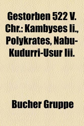 Gestorben 522 V. Chr.