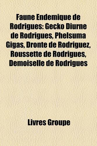 Faune Endmique de Rodrigues