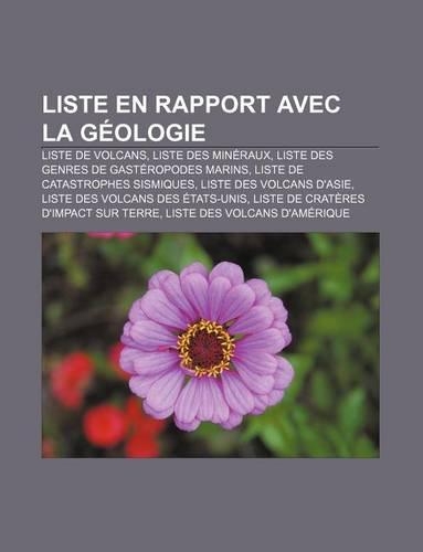 Liste En Rapport Avec La Geologie