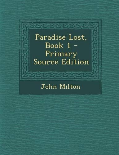 Paradise Lost, Book 1