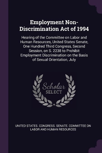 Employment Non-Discrimination Act of 1994
