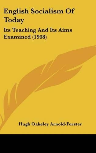 English Socialism of Today