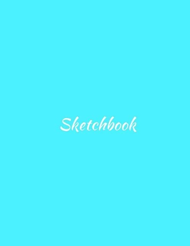 Sketchbook: 8.5 x 11 Large Sketch book, Tiffany Blue Cover, Blank Book for Drawing, Sketching, Doodling, Writing (Notebook, Journal) White Paper, 100 Unlined Bl