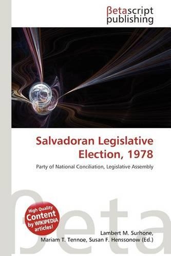 Salvadoran Legislative Election, 1978
