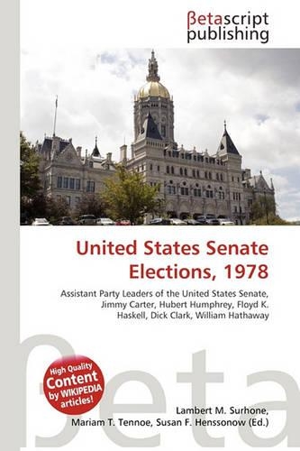 United States Senate Elections, 1978