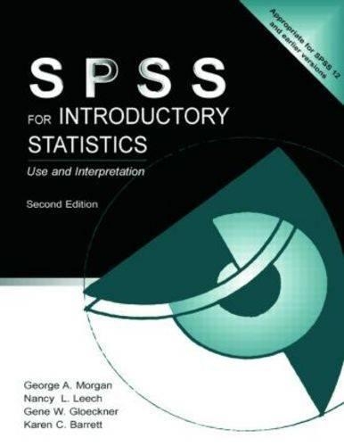 SPSS for Introductory Statistics