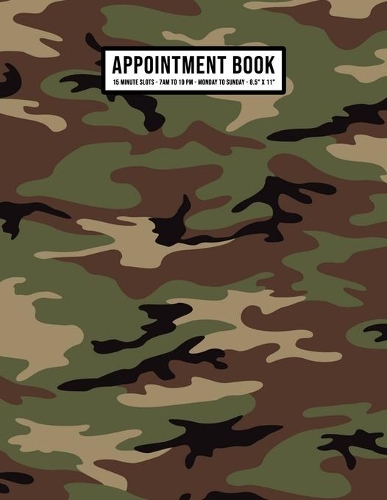 Camo Appointment Book
