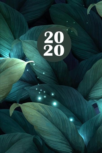 2020: Kalender mit Blumenmotiv für das Jahr 2020 mit Register für Adressen von A-Z