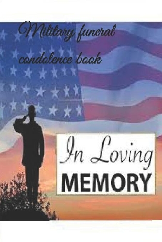 Military funeral condolence book