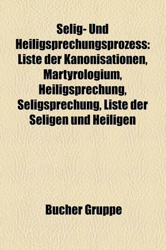 Selig- Und Heiligsprechungsprozess