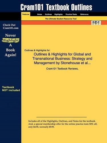 Outlines & Highlights for Global and Transnational Business: Strategy and Management by Stonehouse et al...(English)