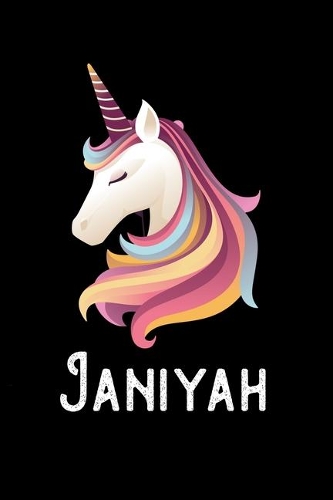 Janiyah: Personalized Custom Name Unicorn Themed Monthly 2020 Planner (Calendar, To Do List, Monthly Budget, Grocery List, Yearly Financial Goals) Gift for G