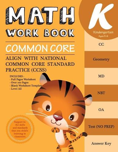 Kindergarten Math Workbook Common Core Math
