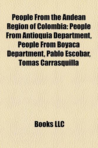 People from the Andean Region of Colombia