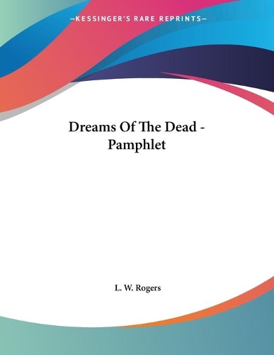 Dreams Of The Dead - Pamphlet