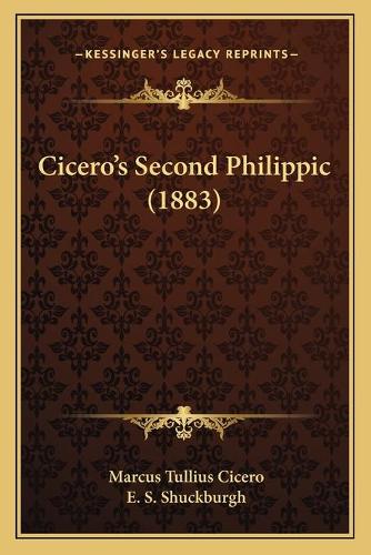 Cicero's Second Philippic (1883)