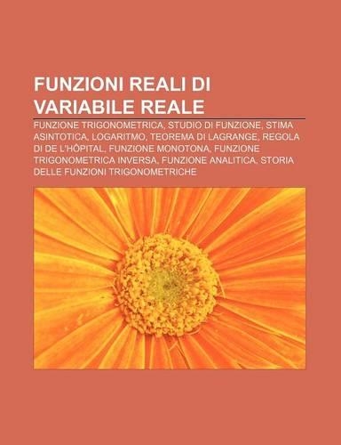 Funzioni Reali Di Variabile Reale: Funzione Trigonometrica, Studio Di Funzione, Stima Asintotica, Logaritmo, Teorema Di Lagrange(Italian)