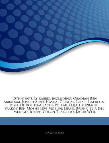 Articles on 15th-Century Rabbis, Including