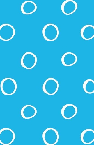 Bullet Journal Big White Circles on Blue: Graph Design - 162 Numbered Pages with 150 Graph Style Grid Pages, 6 Index Pages and 2 Key Pages in Easy to Carry 5.5 X 8.5 Size