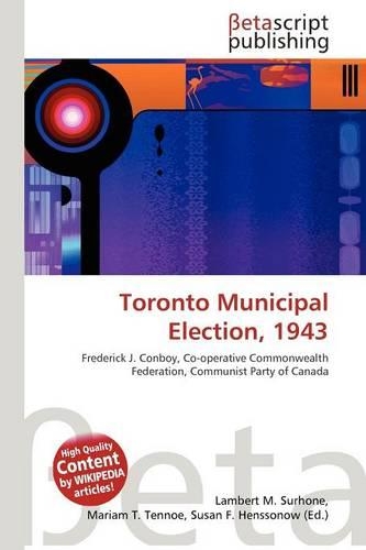 Toronto Municipal Election, 1943