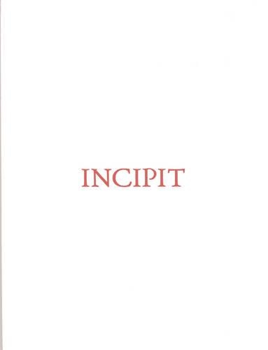 Incipit