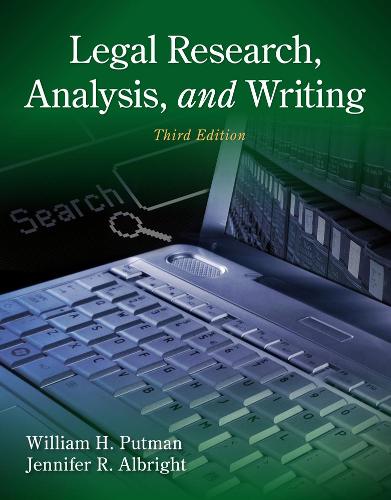 Legal Research, Analysis, and Writing