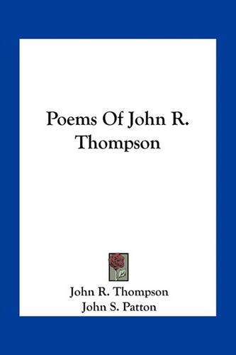 Poems of John R. Thompson