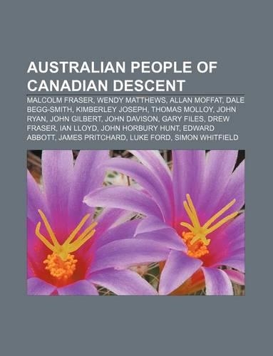 Australian People of Canadian Descent