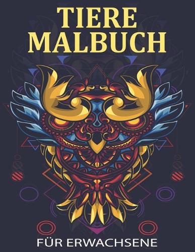 Tiere Malbuch Für Erwachsene.