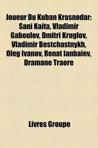 Joueur Du Kuban Krasnodar