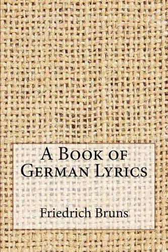 A Book of German Lyrics