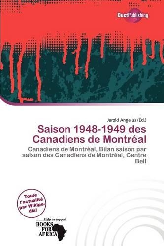Saison 1948-1949 Des Canadiens de Montr Al