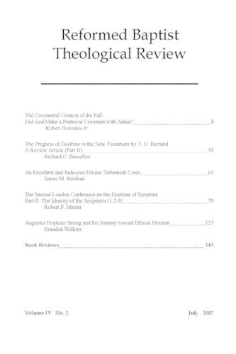 Reformed Baptist Theological Review IV